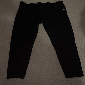 Calvin Klein Black Leggings with Gold Accent